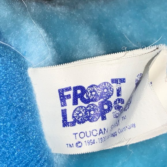 Kellogg's Froot Loops Toucan Sam Vintage 1994 1996 Stuffed Bird Toy Animal - Picture 7 of 10